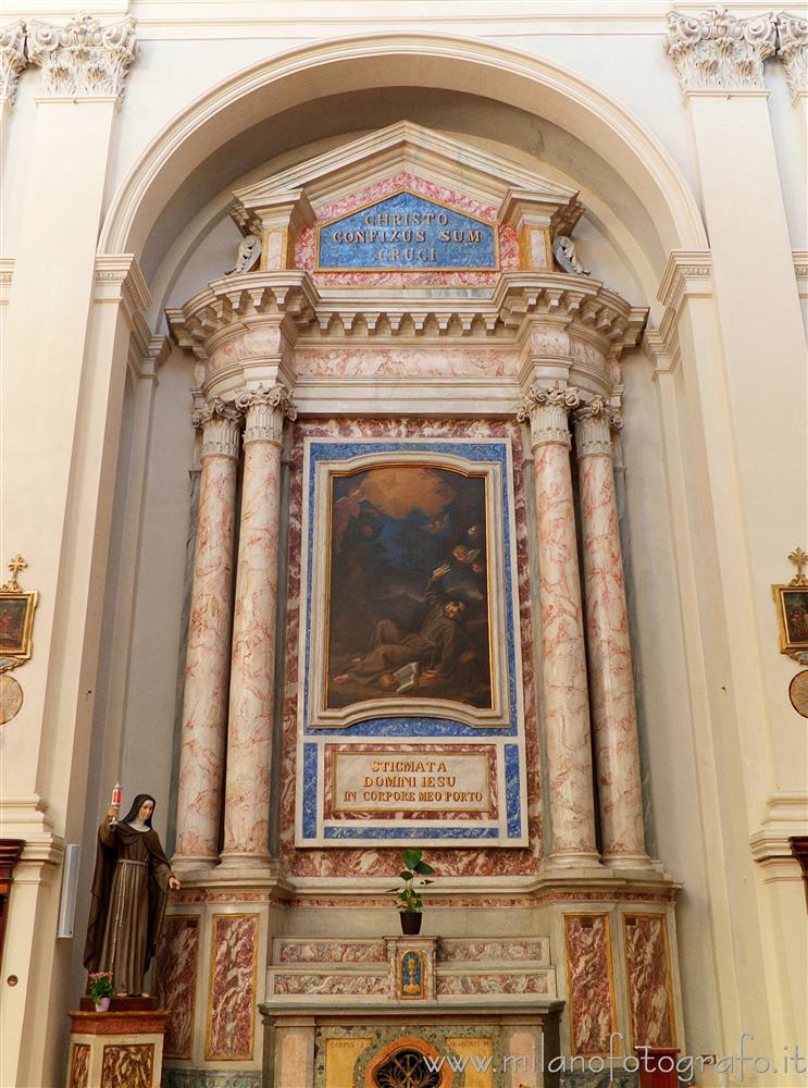 Rimini (Italy) - Altar of Saint Francis in the Church of San Bernardino
